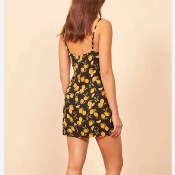 🍋 Reformation Marlowe Dress | Lemon Drop | US S - Picture 3 of 4